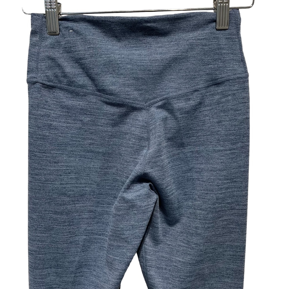 Nike One Luxe Blue Heathered Mid Rise Tights Women’s Leggings Size Extra Small - Picture 5 of 9